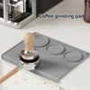 Espresso Tamping Mat Non-Slip Silicone Coffee Tamper Mat Heat Resistant Barista Tamping Station Pad for Espresso Machine Countertop