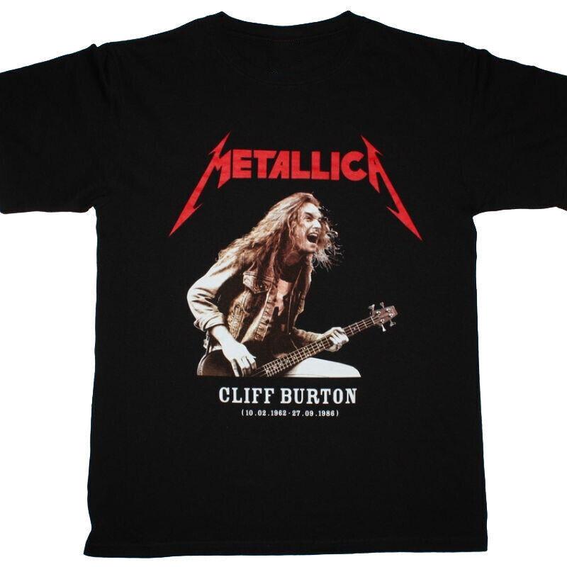 

Metallica Клифф Бертон - Футболка с бас-гитарой Черная хлопковая футболка Подарок Мужская ВСЕ РАЗМЕРЫ Унисекс Футболка XXXXL
