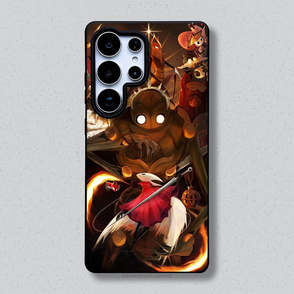 H-Hollow K-Knight S-Silksong Hornet Phone Case For Samsung Galaxy A 91,80,73,72,71,53,52,51,22,5G Shockproof Soft Black Cover Samsung a324g