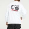 Vans Back Head Letter Pattern Printed Coach Jacket Men Jacket White VN0A54P4WHT