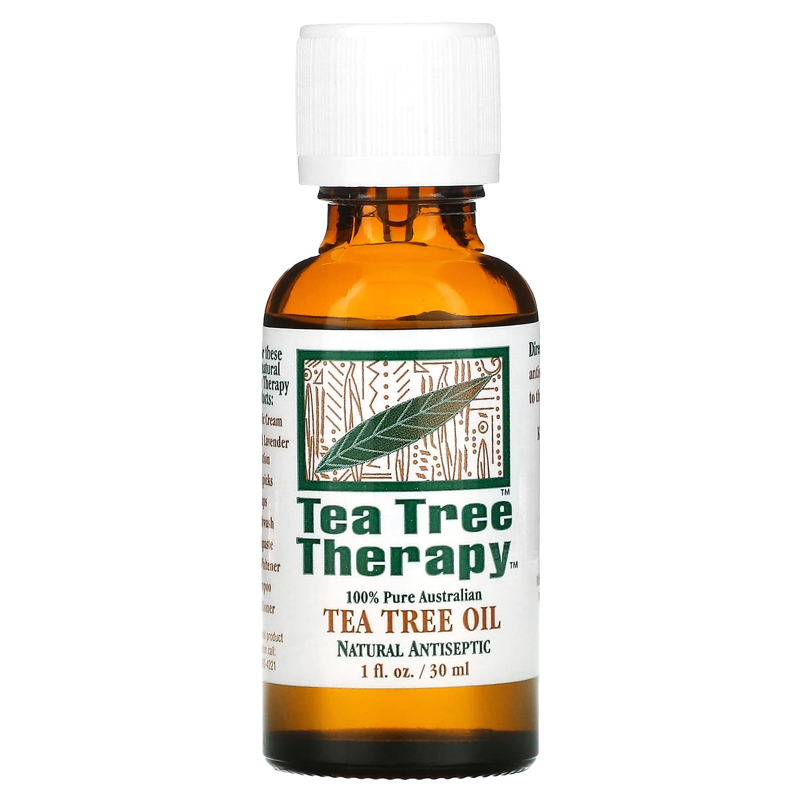 

Tea Tree Therapy, Tea Tree Oil, 1 fl oz (30 ml)