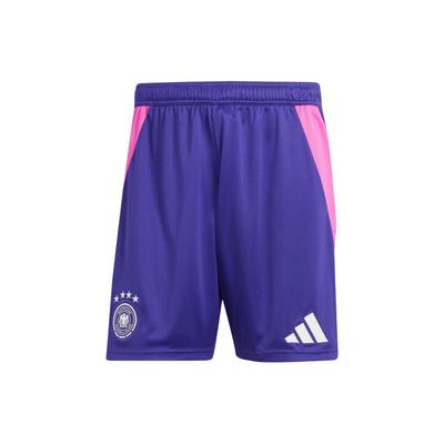 Germany 24 Away Shorts Soccer Bottom Fan Edition, German National Team, Away Men's Collegiate Purple IP8167