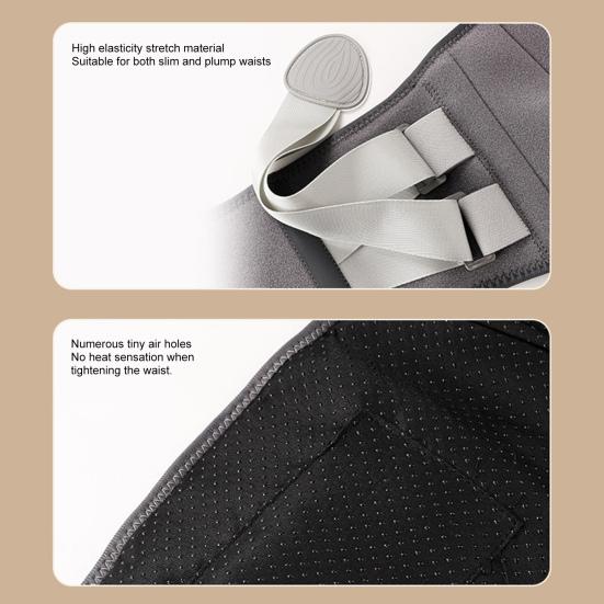 Unterer Rückenmassagegerät mit Wärme Lendenstützgürtel zur Schmerzlinderung Heizkissen & Vibrationsmassage Verstellbare Taillenbandage