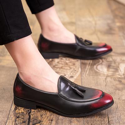 Pantofi Formale Bărbați la Modă Pantofi de Exterior din Piele Lăcuită Bărbați Primăvară Toamnă Mocasini cu Ciucuri Rochie de Afaceri Birou Nuntă Pantofi Bărbați