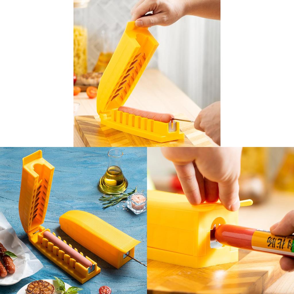 Kitchen Tool Sausage Cutter With Multifunction Slicing For Home Chefs