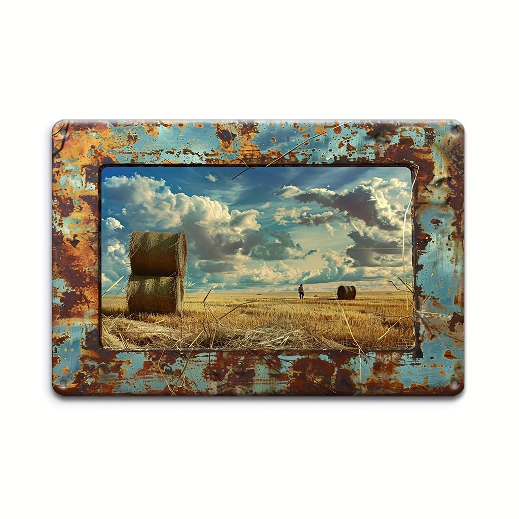 Vintage  Vegetables and Fruits Metal Tin Sign Plaque Decorative Plates for Farm Club Man Cave Bar Home Hotel Cafe Wall Decor