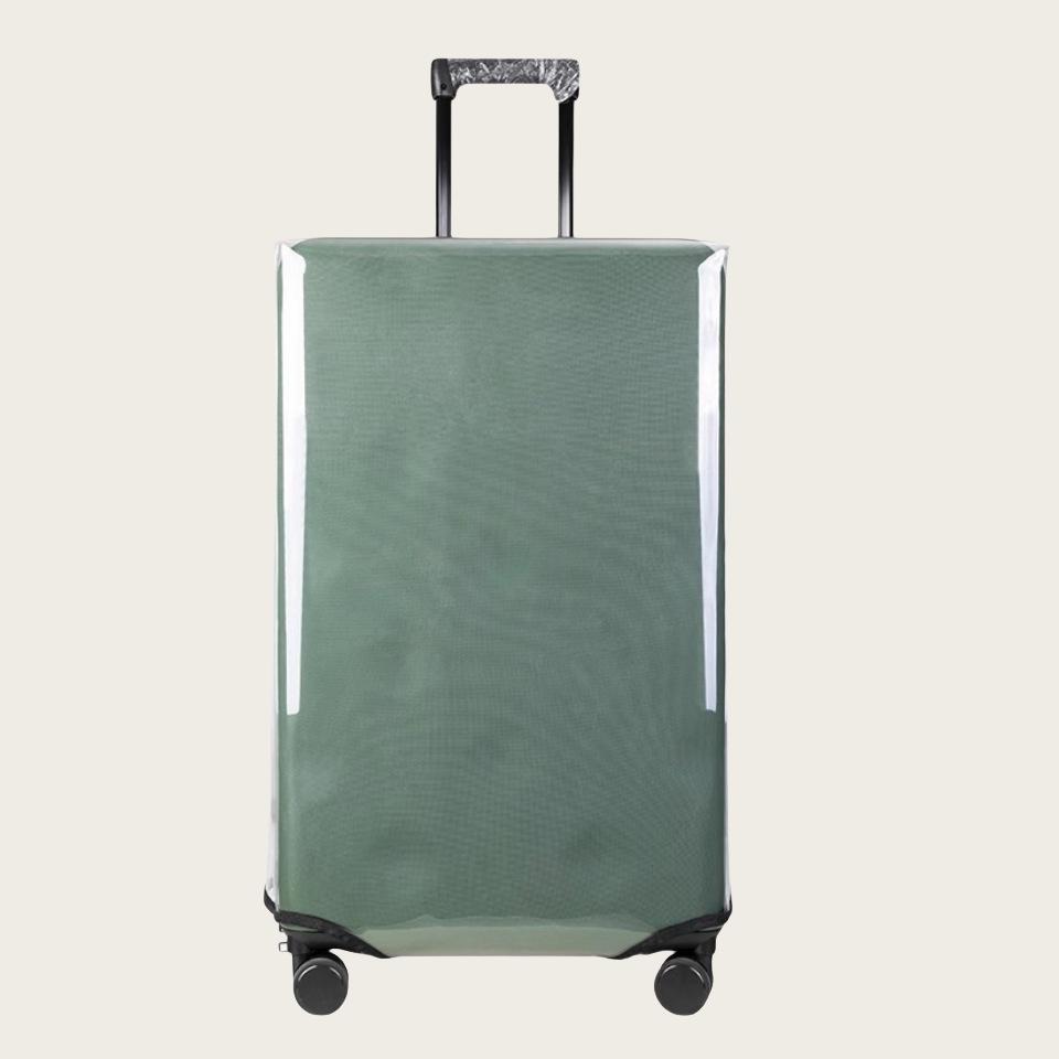 Transparent Waterproof PVC Luggage Protector for Trolley Suitcases - Wear-Resistant and Dust-Proof