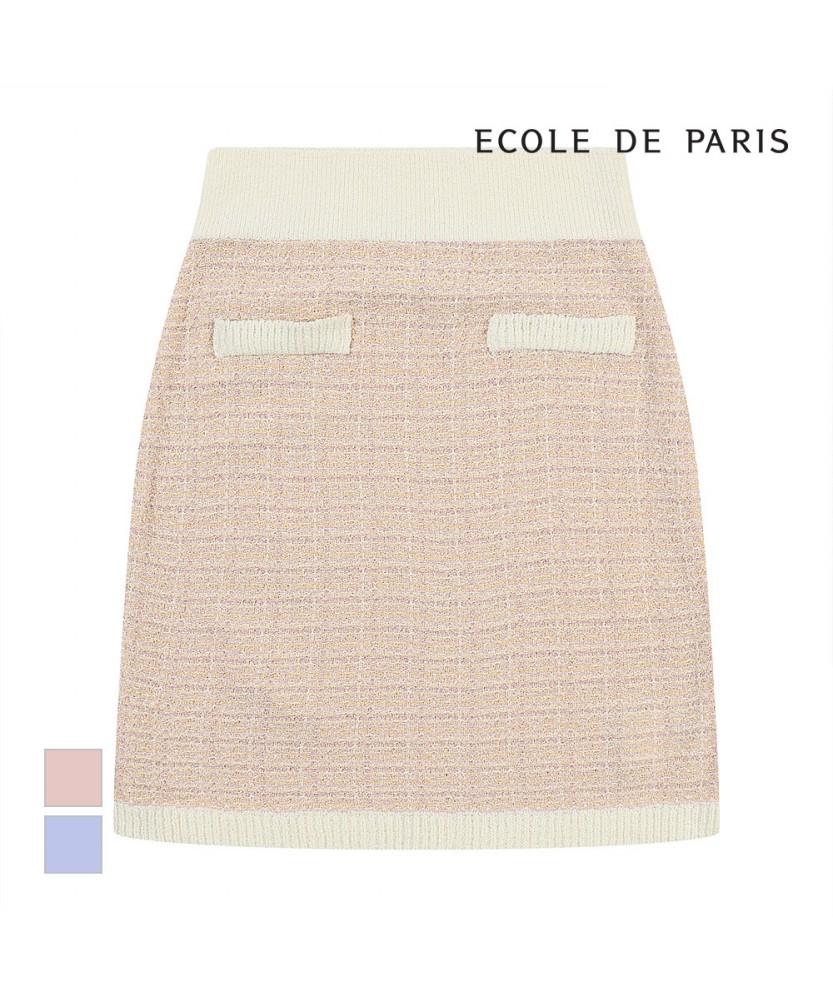 ECOLEDEPARIS Tweed Miniskirt_Zb25Ksb078Z