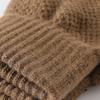 2025 New Men'S Warm Gloves Winter Touchscreen Plus Fleece Gloves Cold Warm Wool Knitted Gloves