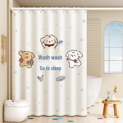 Lianxiangke Waterproof Mildew-Proof Bathroom Shower Curtain