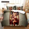 3D Halloween Bedding Sets Duvet Cover Set With Pillowcase Twin Full Queen King Bedclothes Bed Linen 200x200