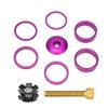 Bicycles Front Fork Stem Spacers Kits with Headset Star Nut Bike Headset Spacer