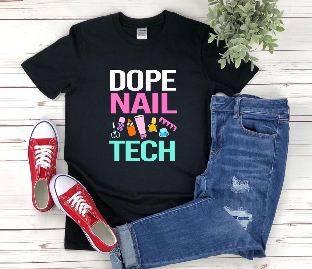 Nail Tech and kids tshirt, Nail Technician and kids tshirt, Dope Nail Tech, Manicure and kids tshirt, Nail Tech Tand kids tshirt, Nail Technician Gift