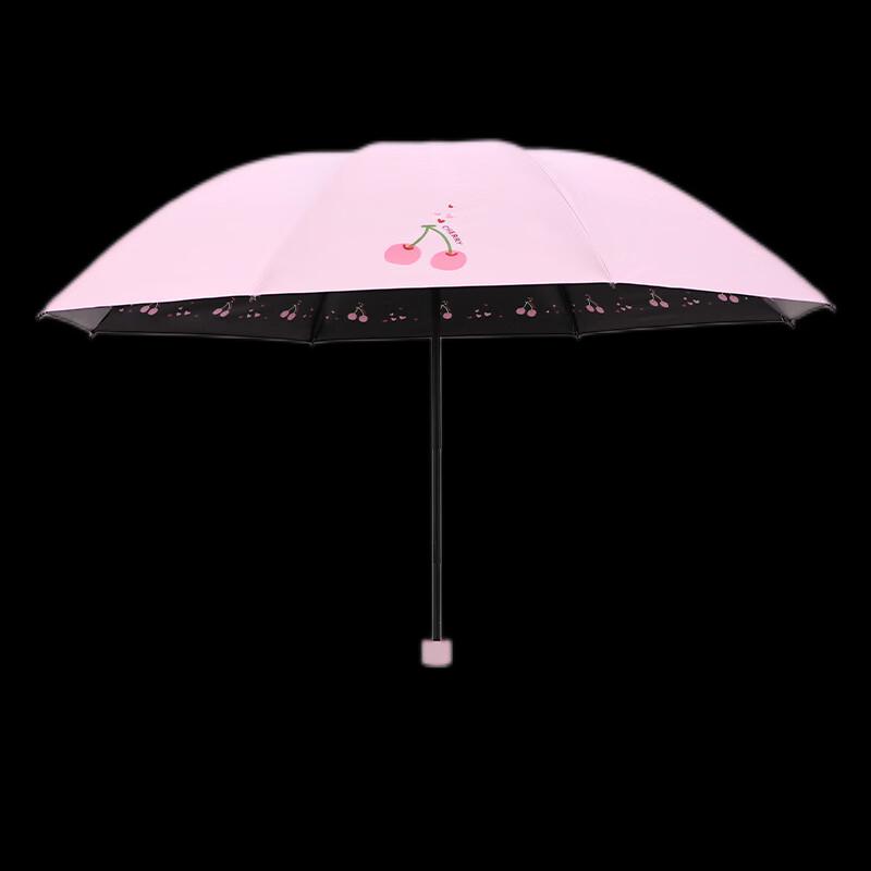 Tiantang Unisex Black Glue UV Protection Foldable Umbrella