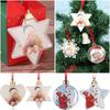 Party Home Decor Xmas Tree Ornaments Picture Frame Pendant Photo Christmas Ball Photograph Holder