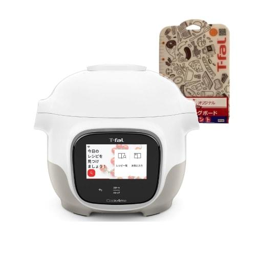 [.co.jp Exclusive] Tefal Electric Pressure Cooker 3L Touch Panel Time Saving Built-in 270 Recipes Automatic Cooking Works with "Cook for Me Touch" App