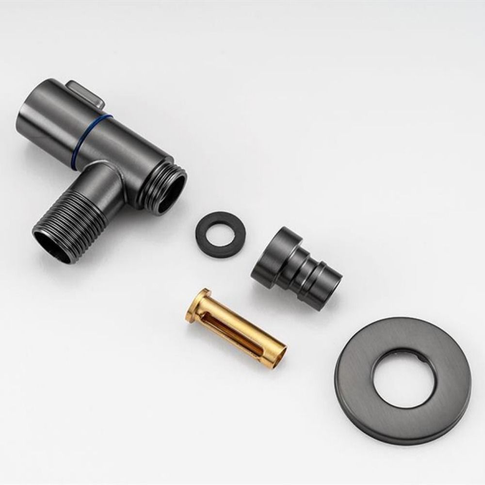 Automatic Water Stop Faucet Water Stop Valve Dual Control Toilet Triangle Valve  Laundry Room