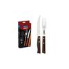 Tramontina 12-piece Wooden Steak Fork & Knife Set, Traditional Style, 22299/009