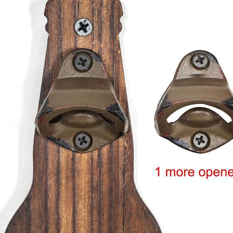 Wall Bottle Opener Vintage Beer Bottle Can Opener Tool Vintage Kitchen Gadget Creative Space Saving Home Decor For Bar Coffee