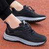 Middle-aged and Elderly Shoes Autumn New Elderly Walking Shoes Breathable Dad Sports Shoes Breathable Travel Shoes Soft-soled Shoes