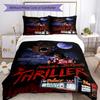 Set Biancheria da Letto Michael Jackson Traspirante Copripiumino con Federe Decorazione per la Casa Regalo di Compleanno