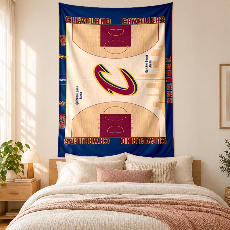 Cleveland Cavaliers Tapestry Highquality for Decorating Living Room Bedroom Dorm Walls Ideal As Bedroom Wallart Orholiday Gift
