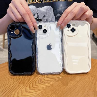 Weiche Silikonhülle für iPhone 15 14 Plus 13 Pro Max 12 11 Pro X XR Xs Max 7 8 SE 2022 Hülle TPU-Telefonrückseite
