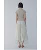 Bobeu Crinkle Ruffle Long Skirt_Ivory_7156235004
