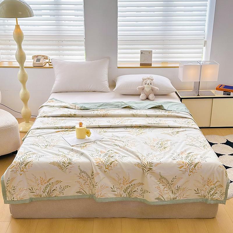 

Весенне-летнее хлопковое одеяло, тонкое одеяло, одеяла для взрослых, детское королевское одеяло, лоскутное покрывало, роскошное покрывало для кровати 200x230 см, домашний декор 150X200cm Thin Quilts золотой