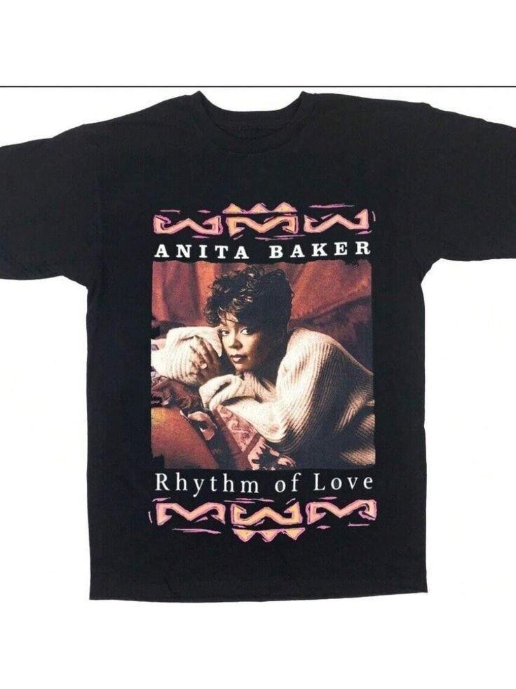 Rare Vintage 1994 ANITA BAKER T-Shirt Rhythm Of Love R&B Music IM0626 Unisex T-Shirt M