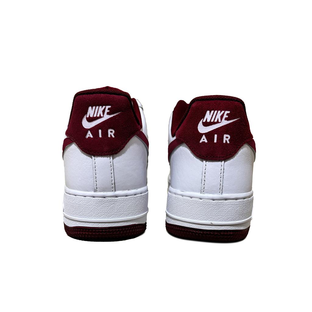 Nike Air Force 1 Auspicious Snow Plum Blossom Anti-Slip Wear-Resistant Low-Top Skateboard Shoes Men's Red White HM9483-100(Team619-)