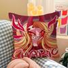 C-Charlie H-Hazbin Pillow Covers Cartoon Sofa Decorative Home Double-sided Printing Short Plush Cute Cushion Cover