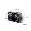 Radiolink R8EF Receiver, 2.4GHz RC 8-Channel SBUSPPMPWM Receiver with Voltage Telemetry and 2000M Long-Range Control for RC Airplanes and Robots,