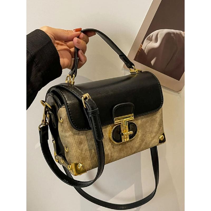 Luxury Designer Box Square Crossbody Bag For Women 2024 New Brand High Quality PU Tote Bag Fashion Giils Mini Handbag