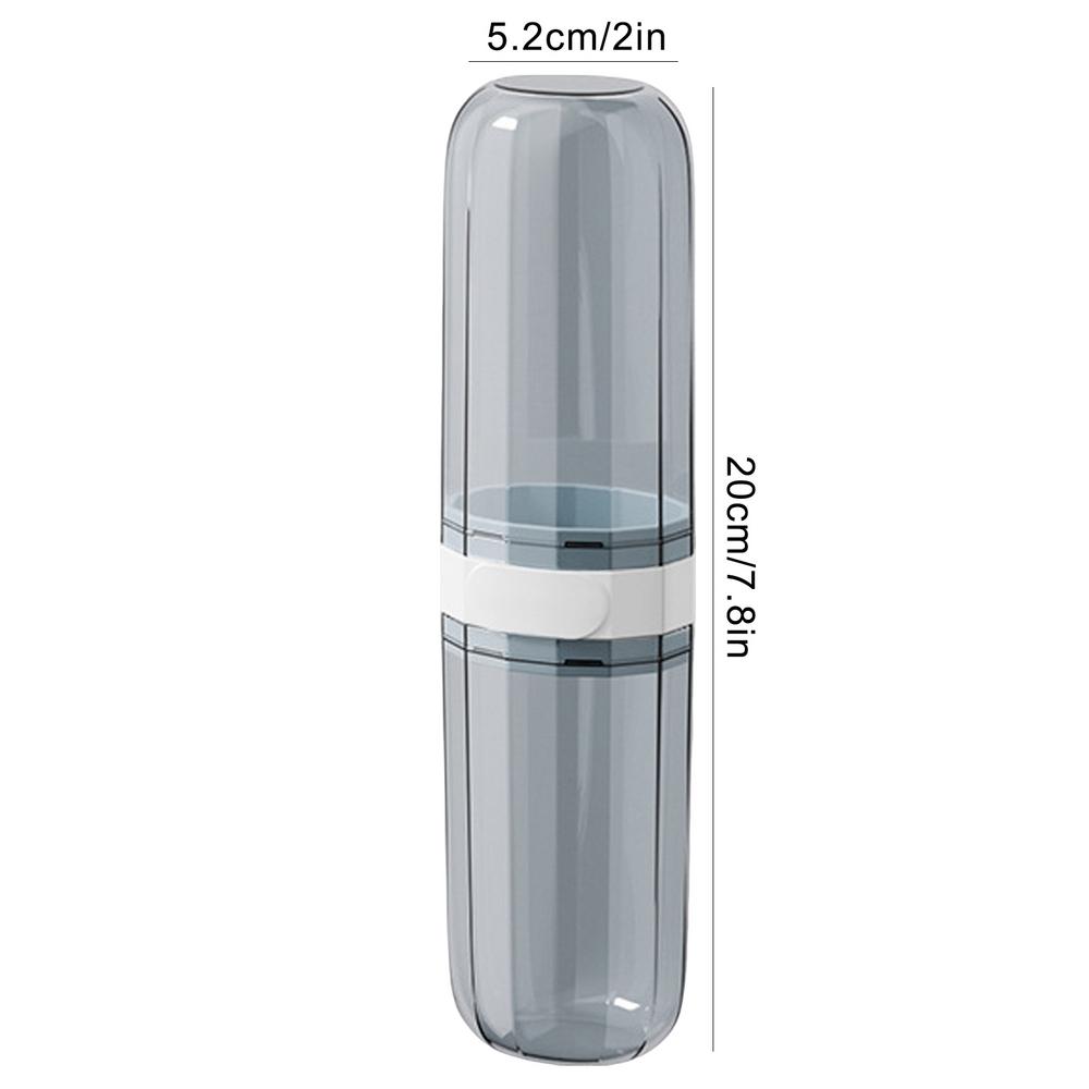 

Дорожный футляр для зубной щетки, закрытый держатель зубной щетки и зубной пасты, пылезащитный контейнер для хранения зубной пасты, герметичная конструкция для гигиены