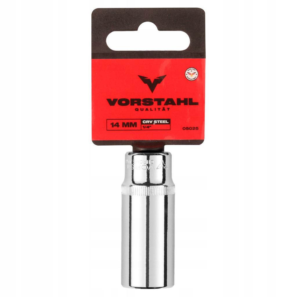 HEX SOCKET Long SOCKET WRENCH 1/4” CrV > 5mm < Vorstahl