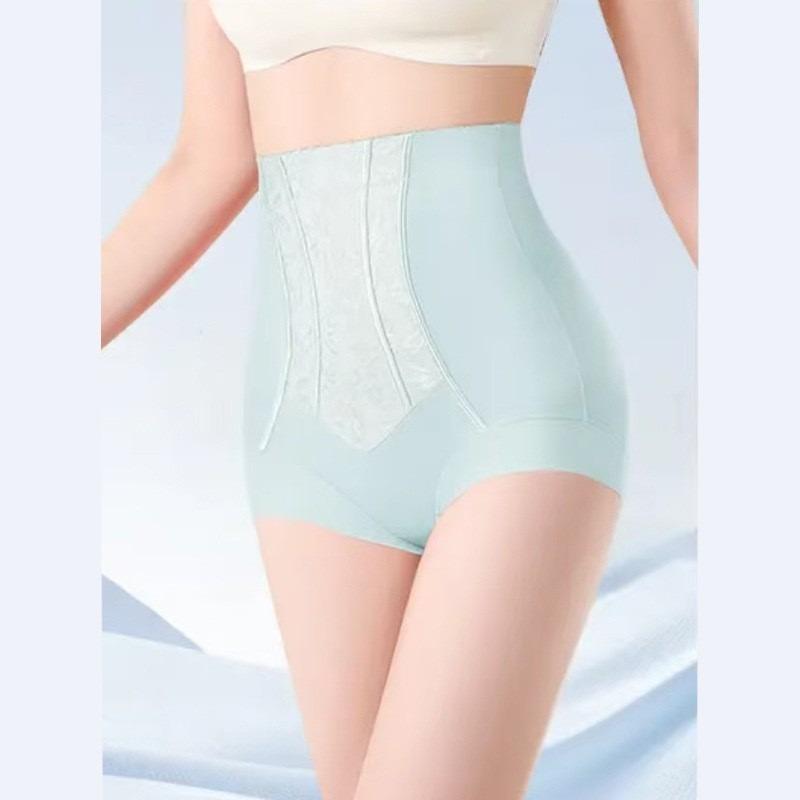 High-waisted Abdominal-reducing Underwear with Raised Arms and Waist-shrinking Fitness Pants