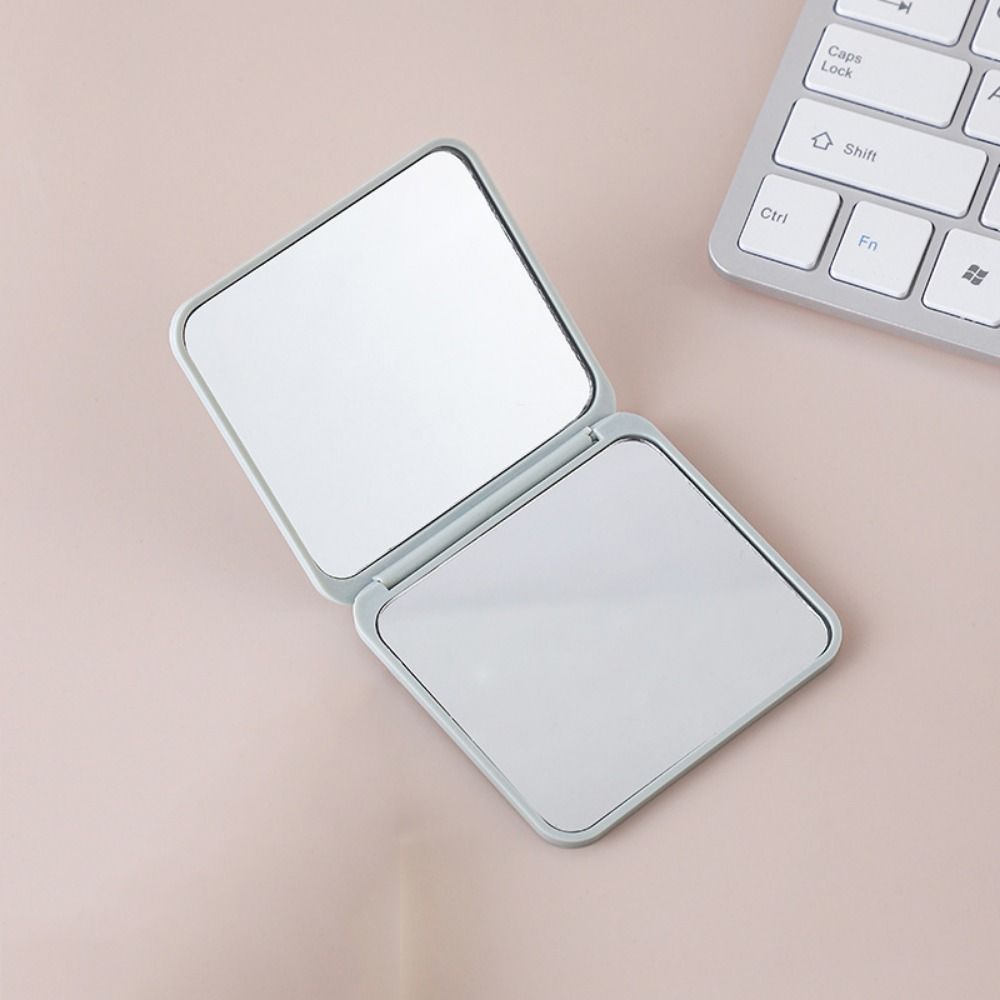 High Definition Portable Folding Mirror ABS Desktop Decorative Mirror  Home Bedroom Decoration