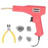 50W Car Bumper Repair Welder Kit Plastic Welding Machine with Plier Staples Red for Cars Motorcycles