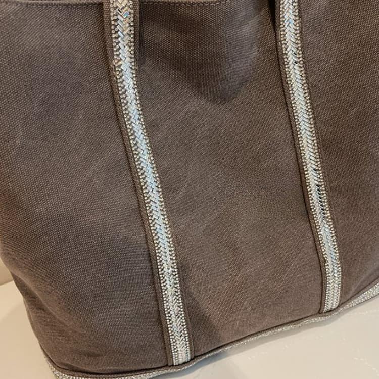 Bolsa de ombro feminina de grande capacidade