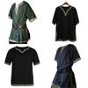 Stylish V-neck Medieval Tunic Top Shirt For Men Perfect For Renaissance Festivals