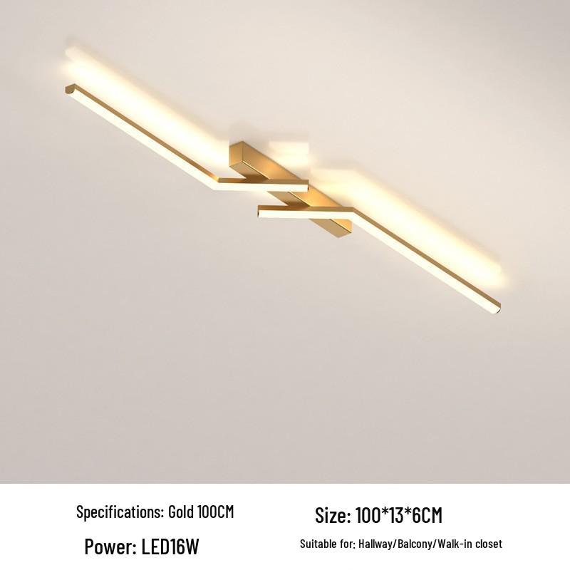 Nordisk Moderne Taklampe for Soverom, Korridor, Walk-in Garderobe, Balkong og Foajé