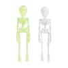 Skull Fridge Magnets with Movable Joints Halloween Poseable Skeleton Fridge Magnet Quirky Gothic Refrigerator Stickers for Kitchen Office
