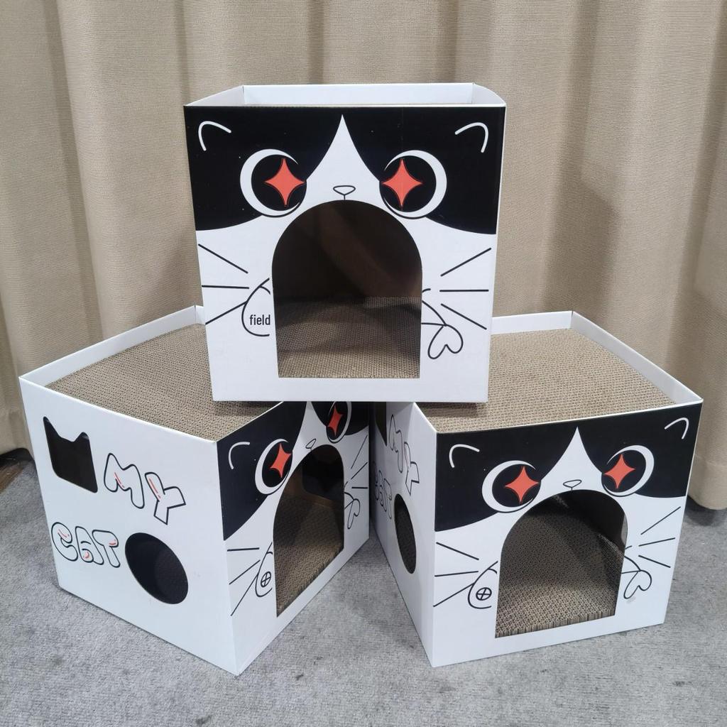Yao Artisan Corrugated Cardboard Cat Bed & Scratcher