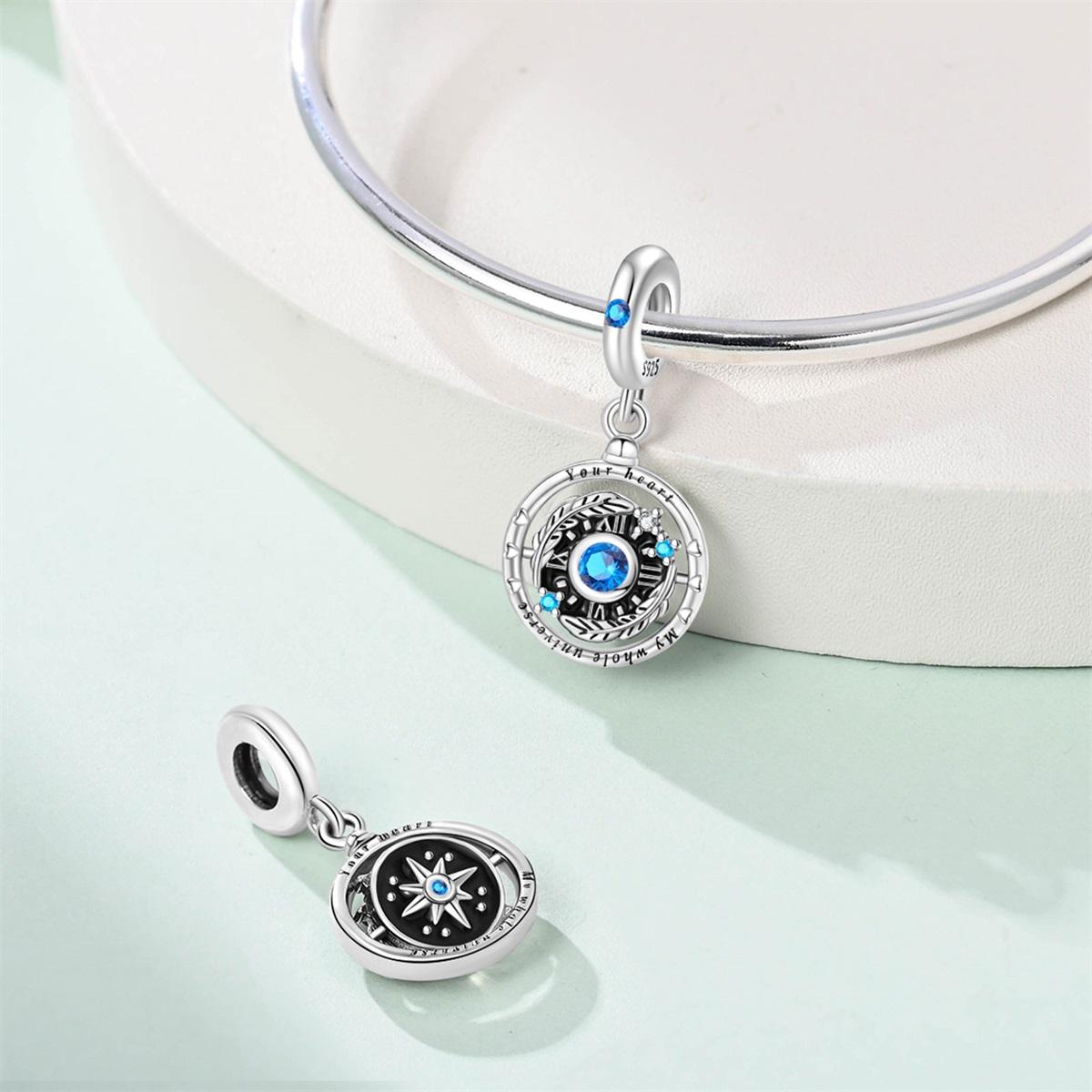 

Plated 925 Silver Youth Pink Apple Charms Fit 925 Charms Bracelet Beads Jewelry Gifts for Women