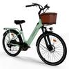 CYSUM X-City Electric Bicycle 250W Motor, 48V 10.4Ah Battery, 60-100KM Range, 26*1.95 Inch Tires Commute E-Bike