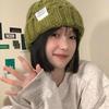 Japanese-Korean Soft Knitted Slouchy Hat for Women, Autumn/Winter Warmth, Fits Large Head, Cold Protection
