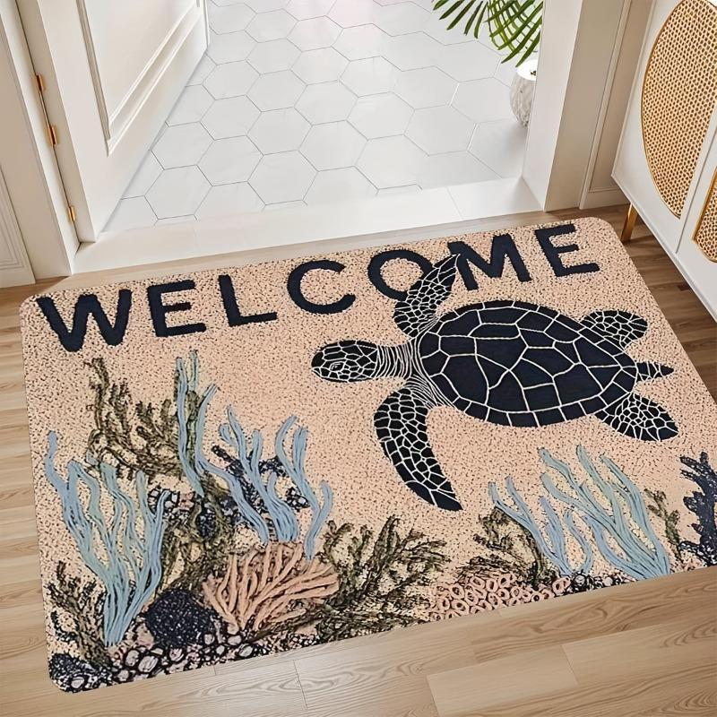Welcome Doormat Non-Slip Absorbent Doormat Suitable Laundry Room Bedroom Bottom Carpet St Patrick'S Day Mother'S Day Easter Gift