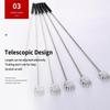Stainless Steel Back Scratcher Telescopic Head Massager Durable Body Scratcher  Personal Care