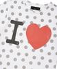 RETRIEVER CLUB I Love Crop Tee [White]